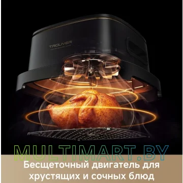 Аэрогриль Trouver Air Fryer Metalish AF20 Pro (черный) картинка 7